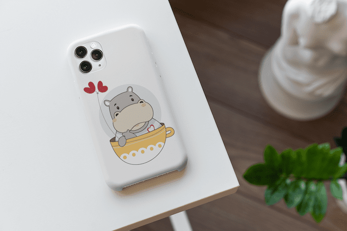 Hippo In Boho Cup Touch Case - Image 5