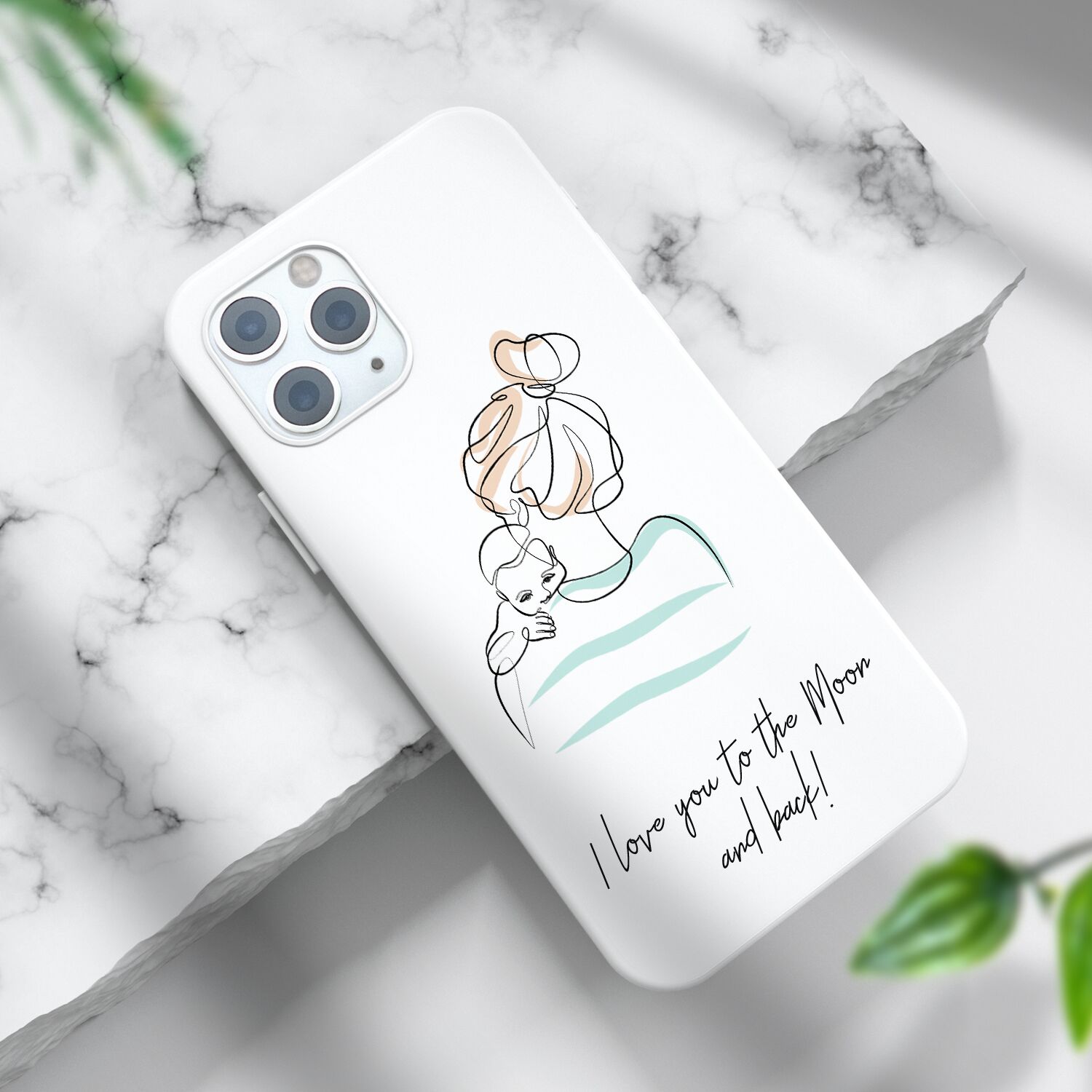 I love you to the moon and back Tough case - Image 4