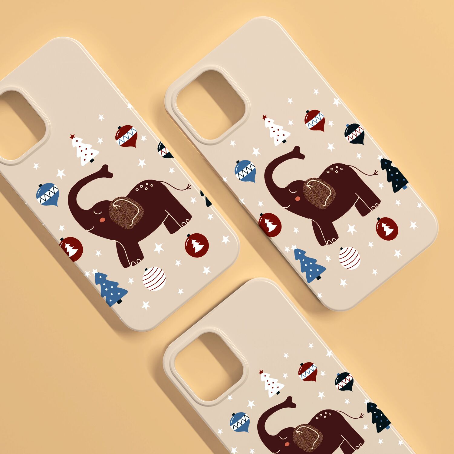 Brown Elephant With Pastel Background Touch Case - Image 4