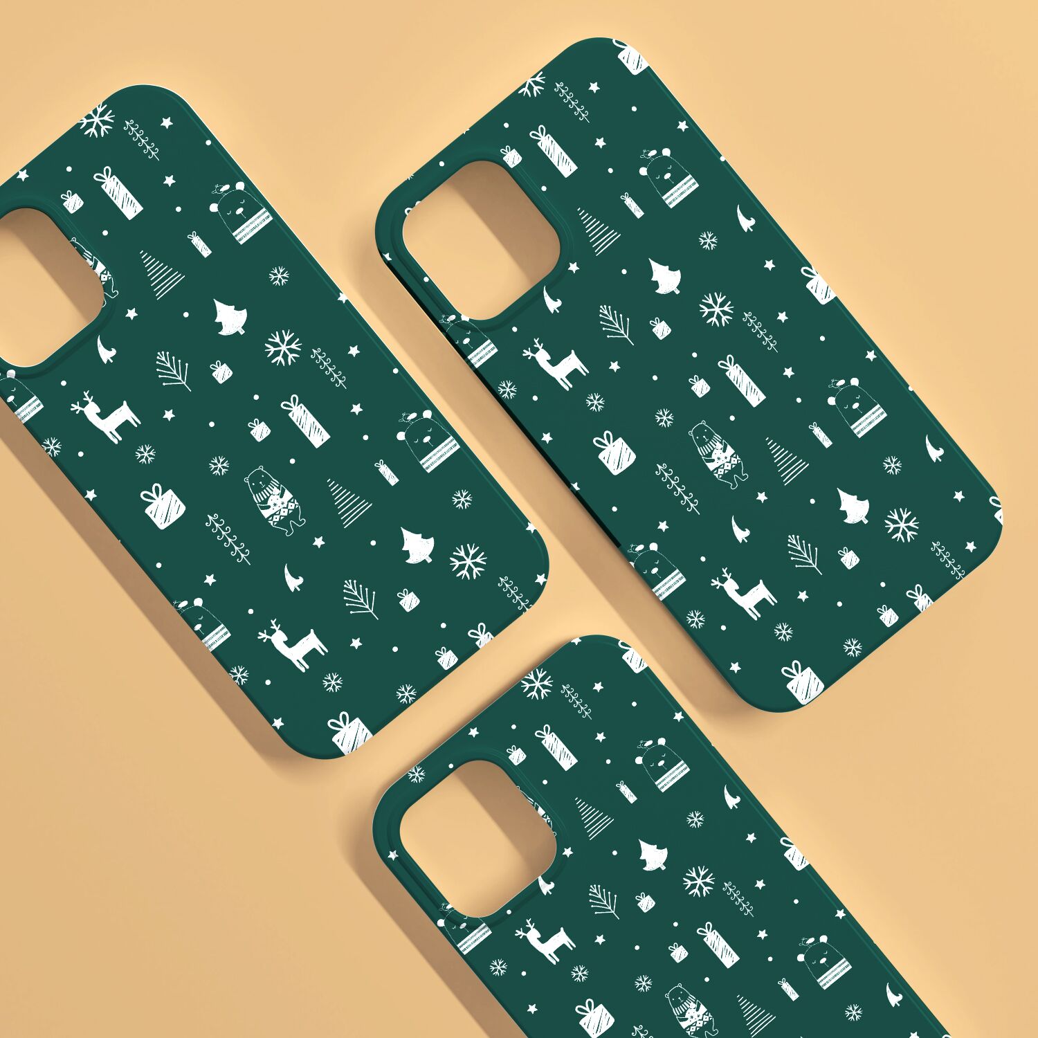 Winter With Cute And Fun Christmas Vector Pattern Touch Case - Image 4