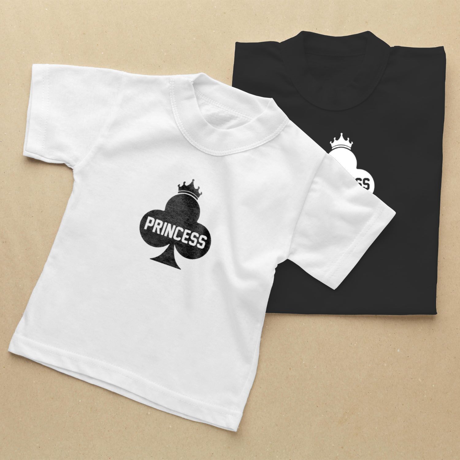 Princess Girl Minimalist Style Organic Cotton Kids T-shirt - Image 3