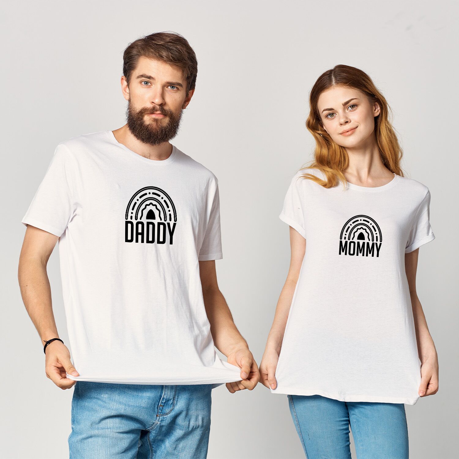 Rainbow Mommy Short-Sleeve Unisex T-Shirt - Image 2