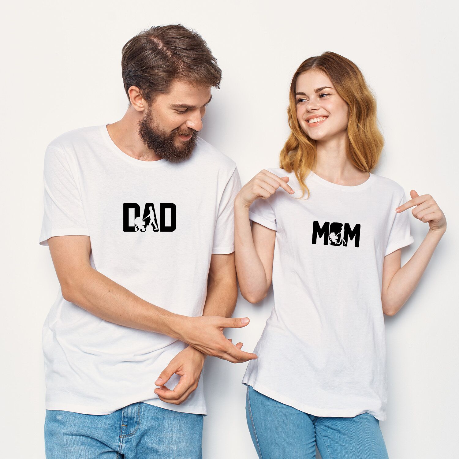 Mom Cute Vector Short-Sleeve Unisex T-Shirt - Image 2