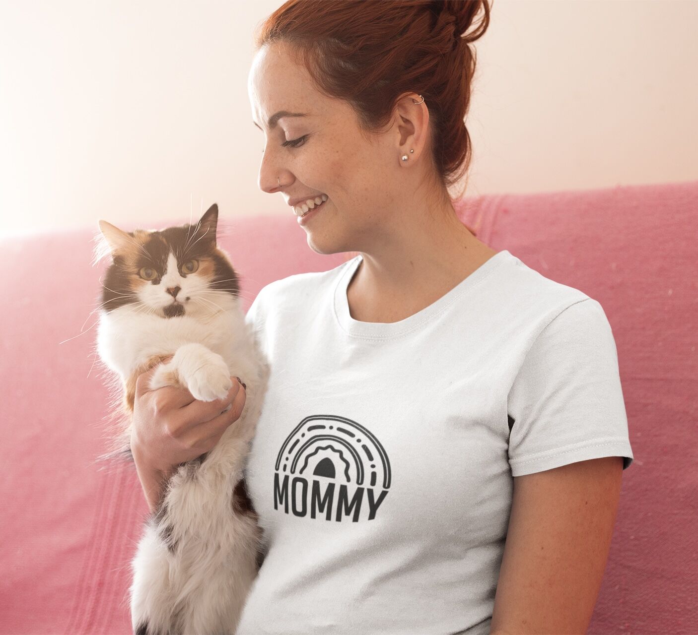 Rainbow Mommy Short-Sleeve Unisex T-Shirt - Image 5