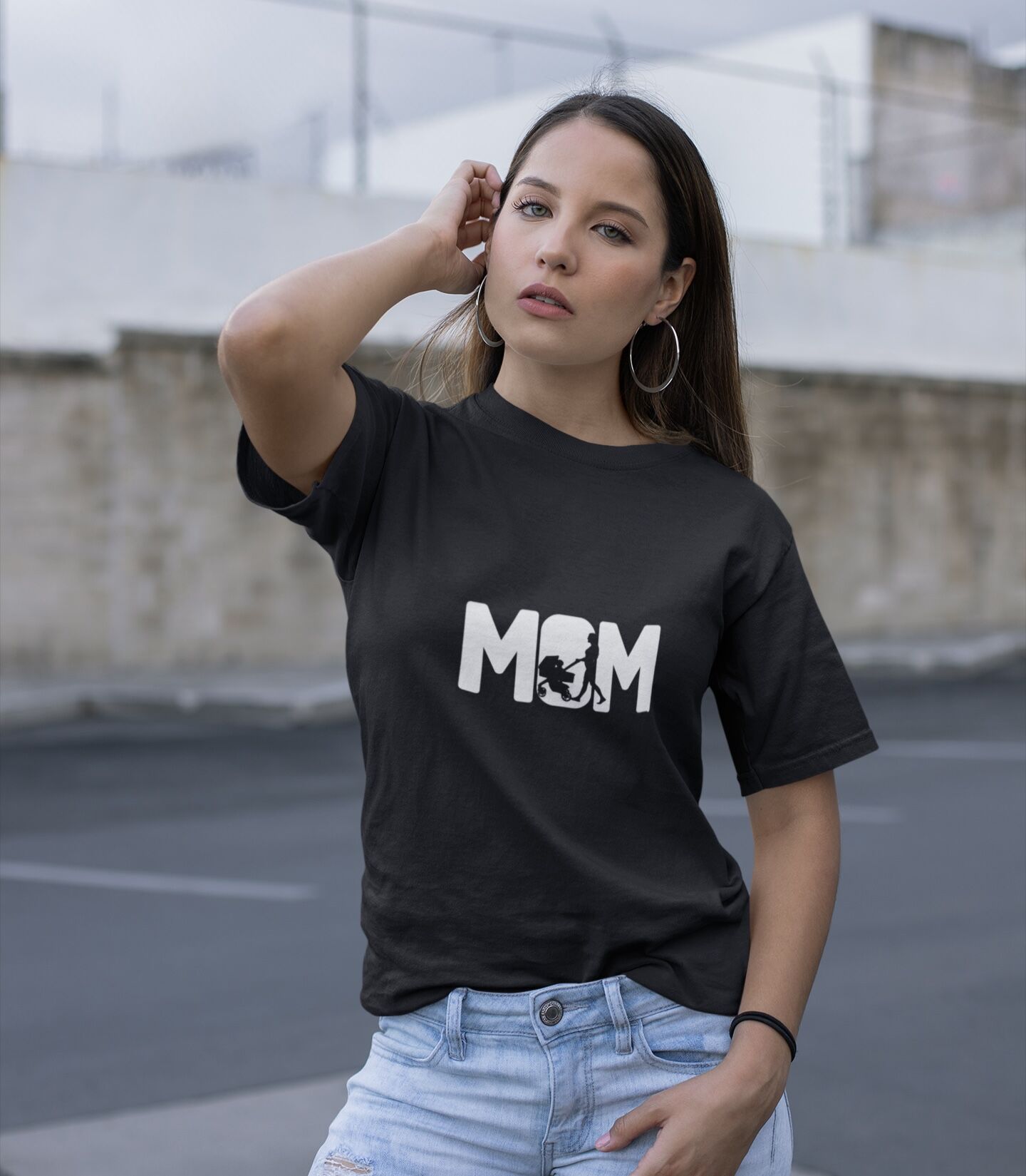 Mom Cute Vector Short-Sleeve Unisex T-Shirt