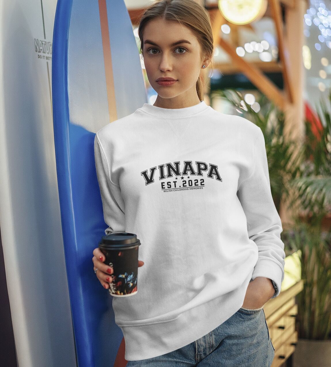 Vinapa Cool Custom Style Unisex Sweatshirt - Image 2