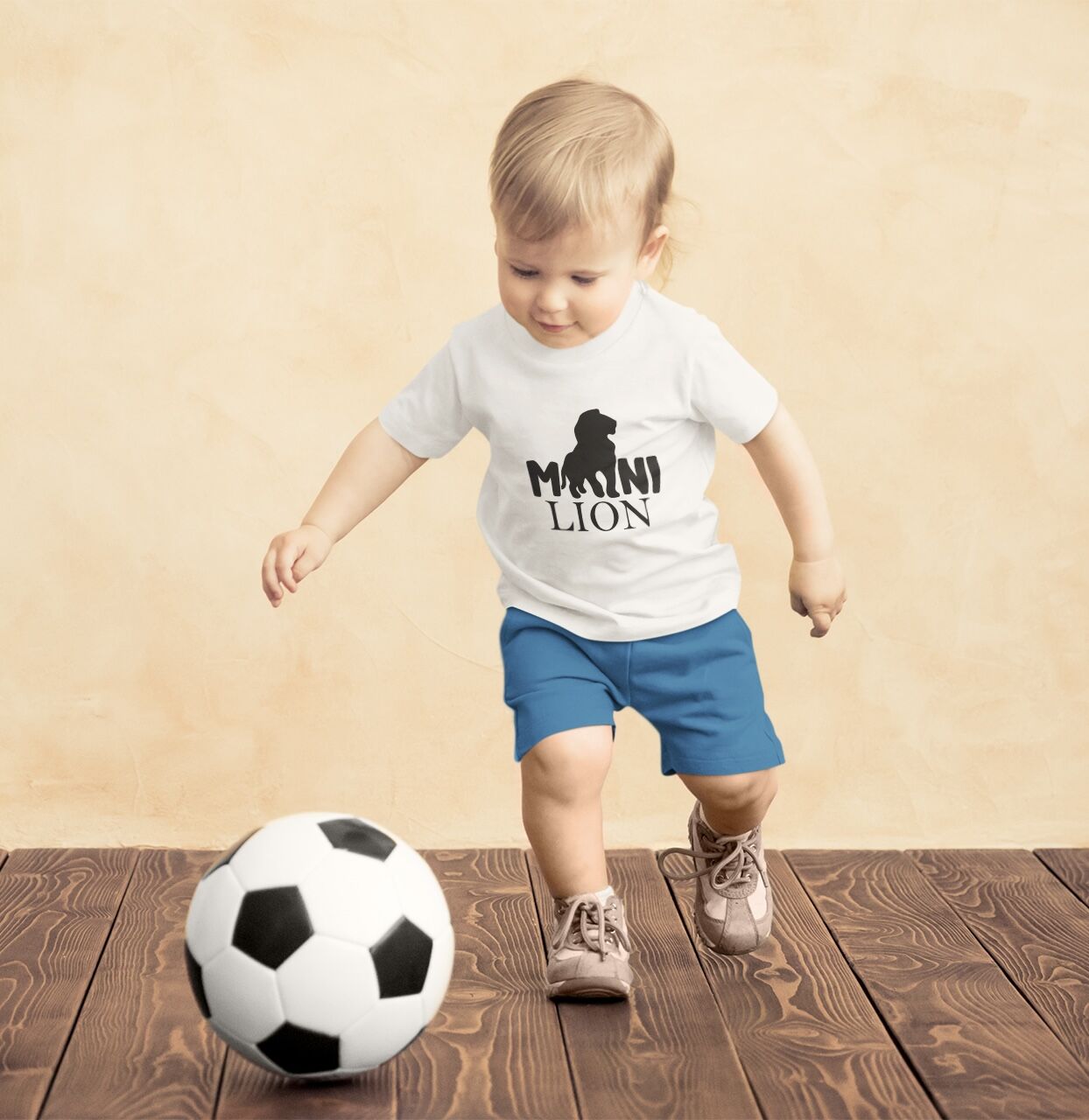 Mini Lion Toddler Short Sleeve Tee
