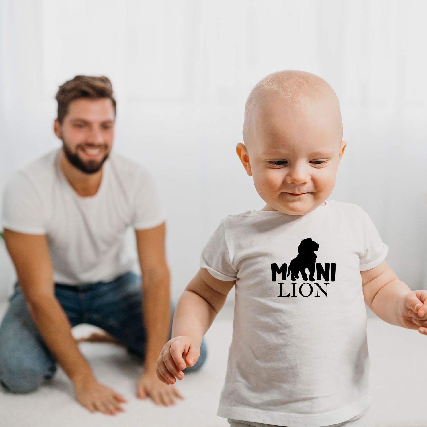 Mini Lion Toddler Short Sleeve Tee - Image 4