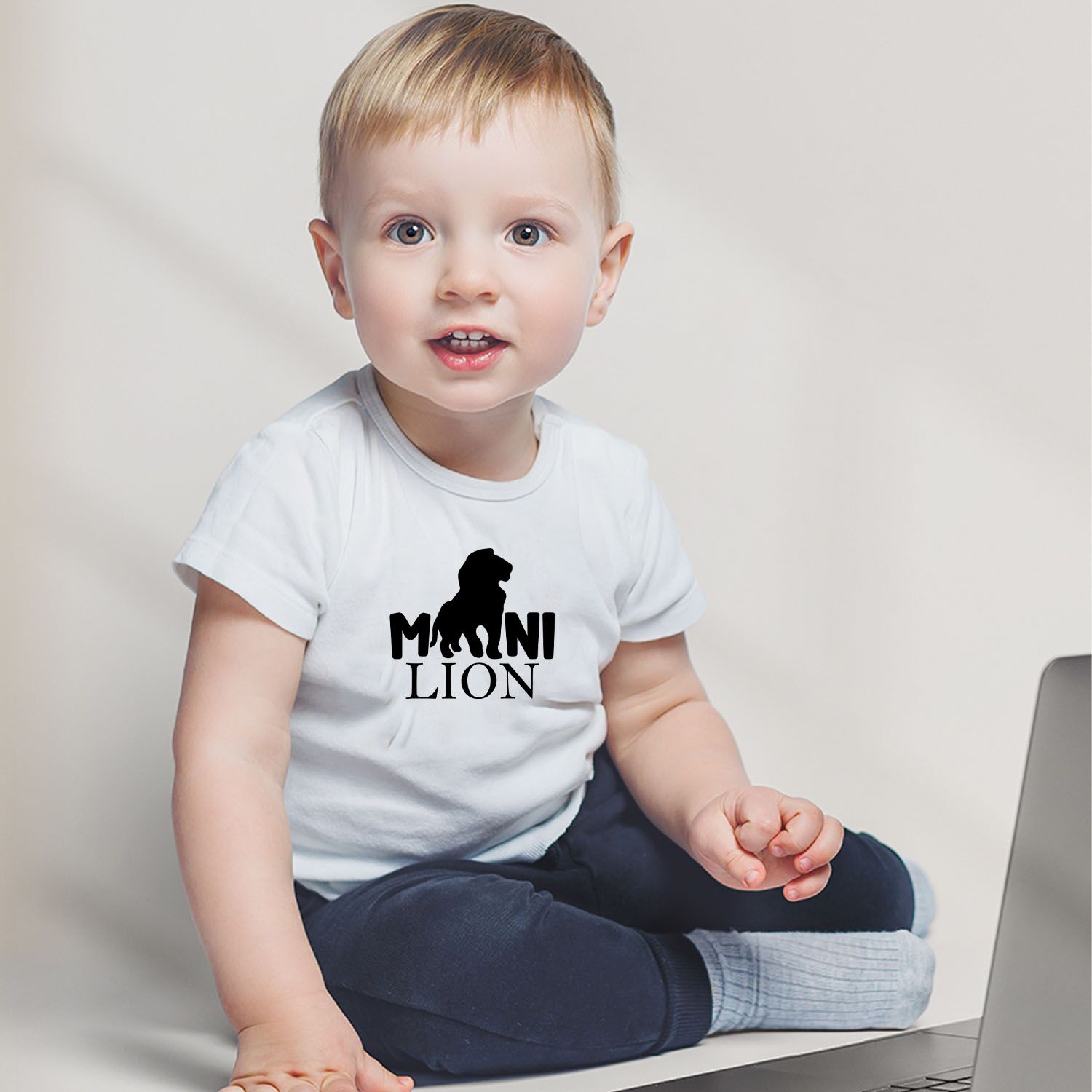 Mini Lion Toddler Short Sleeve Tee - Image 3
