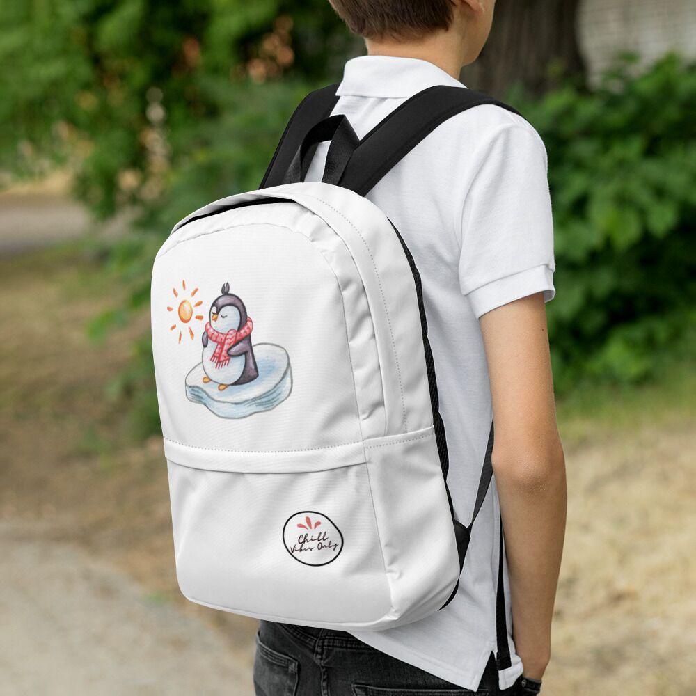 Penguin Chill Vibes Best Backpack For Kids - Image 5