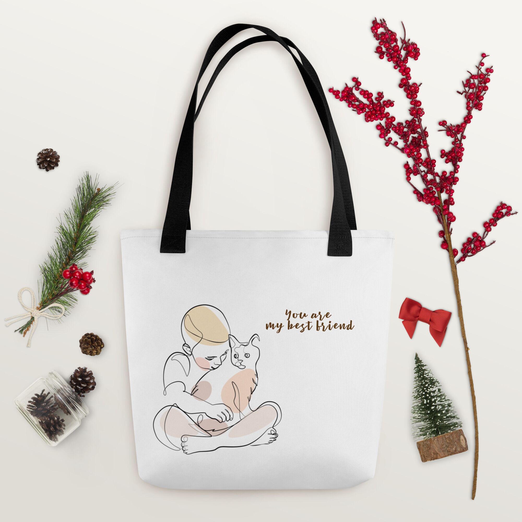 Boy Holding His Car Friend Tote bag - Image 5