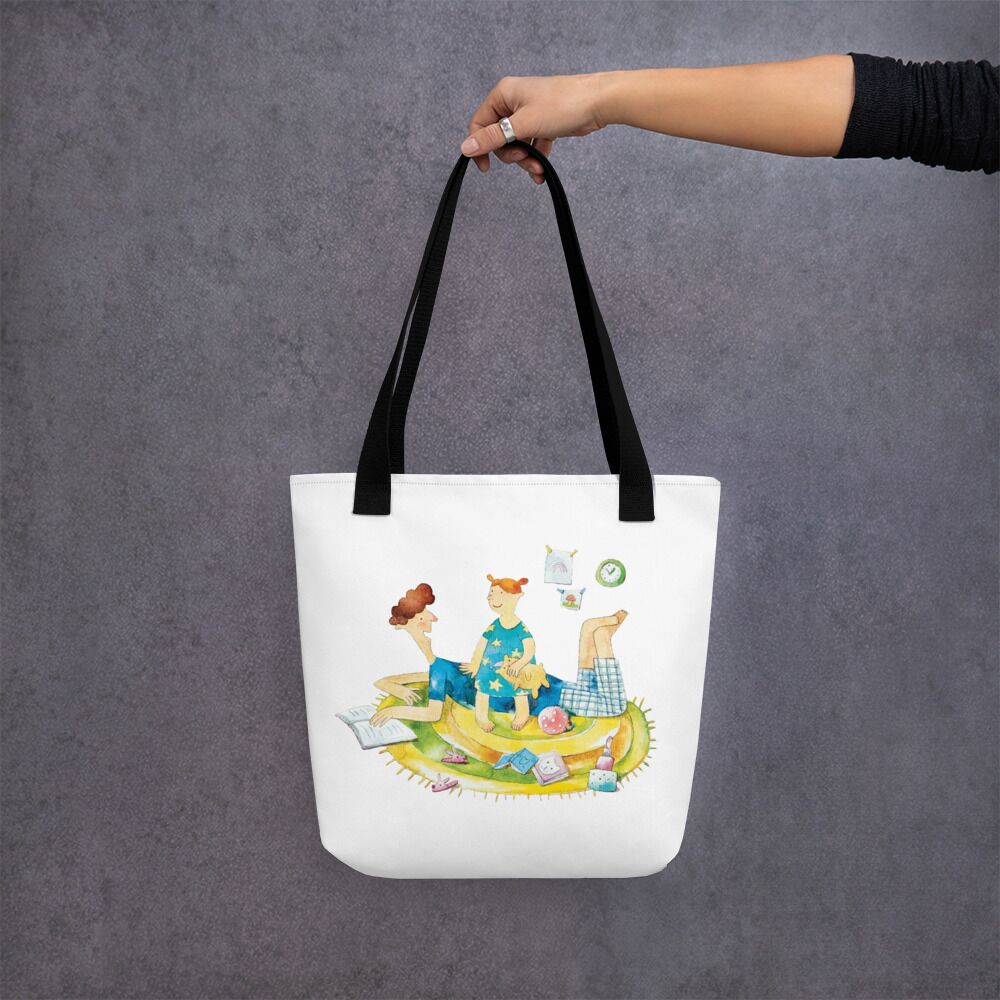 Dad And Daughter Have Fun Together Tote bag - Image 2