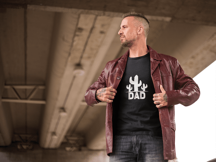 Cactus Dad Cool Design Short-Sleeve Unisex T-Shirt - Image 2