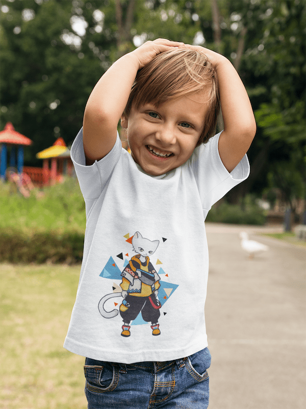 My Boy Cool Cat Kids Сrew Neck T-Shirt - Image 4