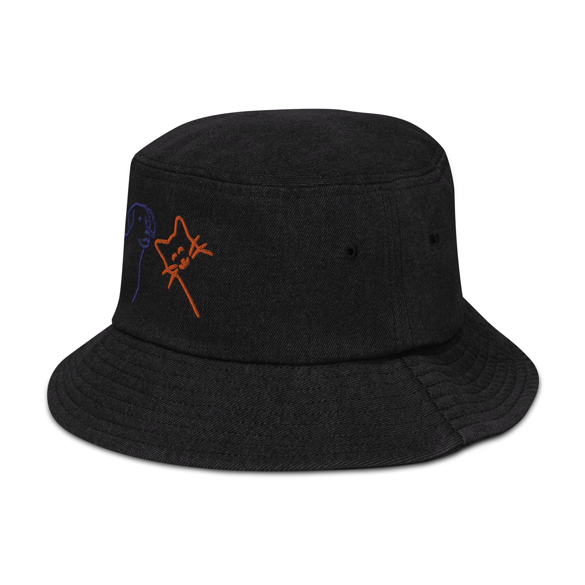 Denim Bucket Hat For Cats Lover And Dogs Lover - Image 9