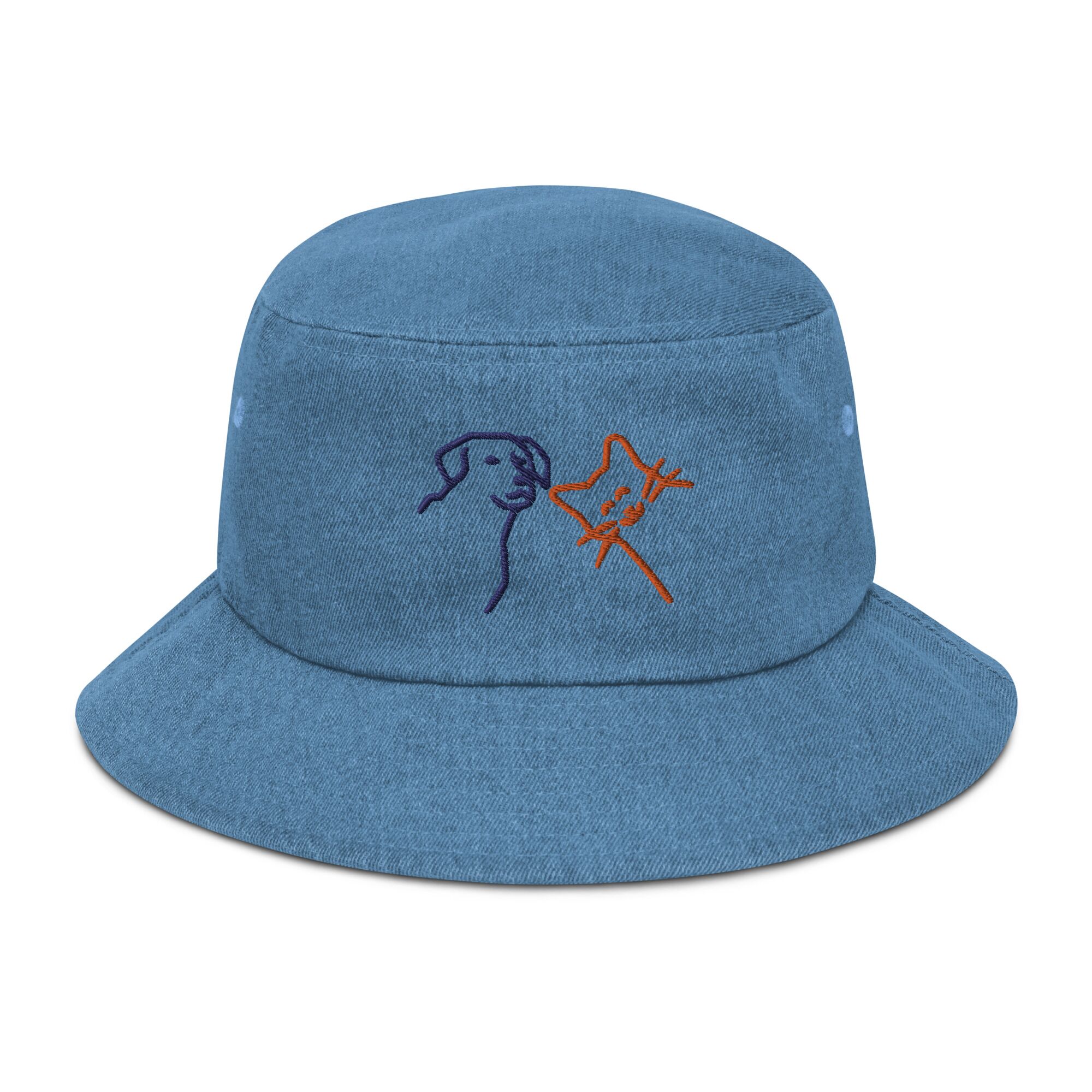 Denim Bucket Hat For Cats Lover And Dogs Lover