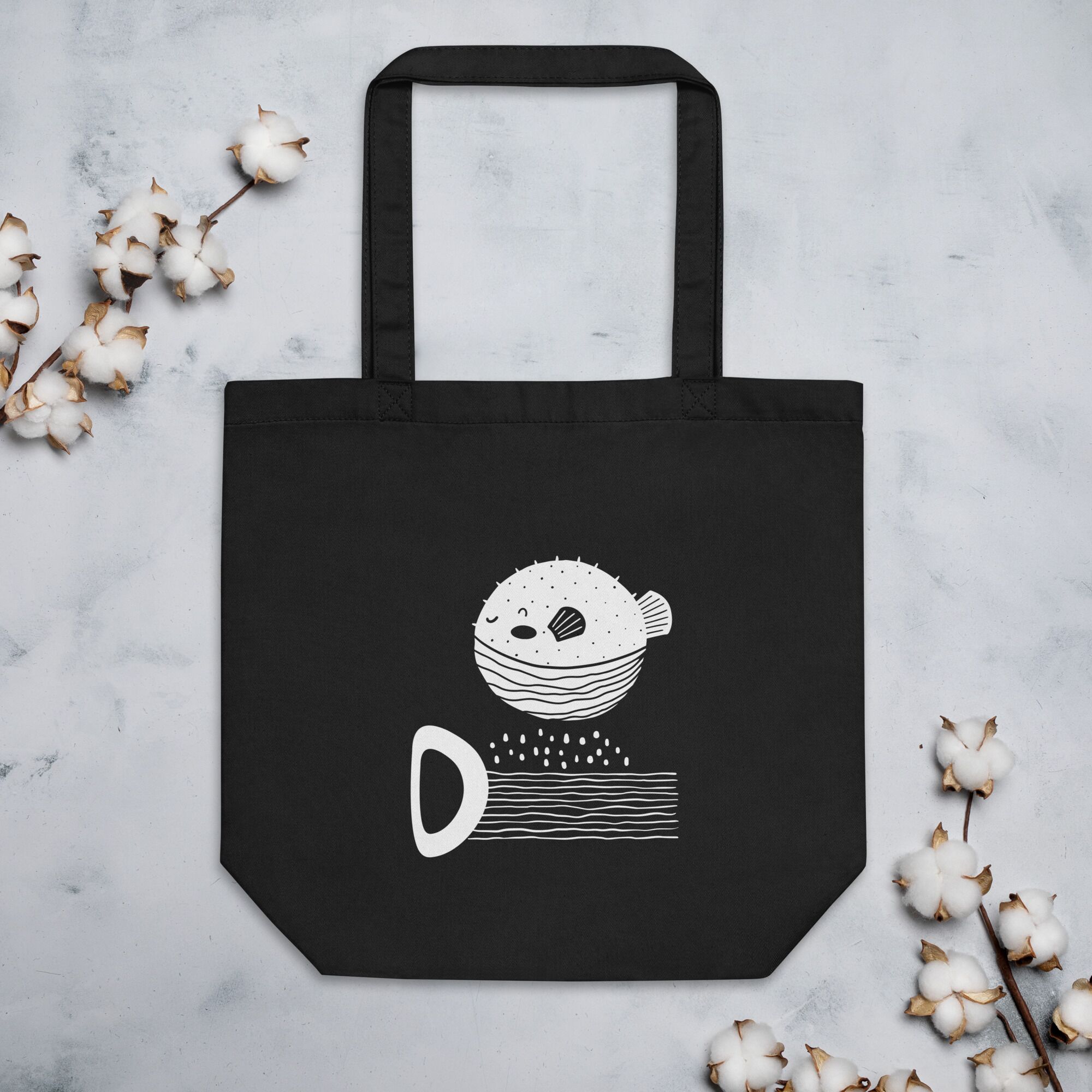 Boho Fish Eco Tote Bag - Image 5