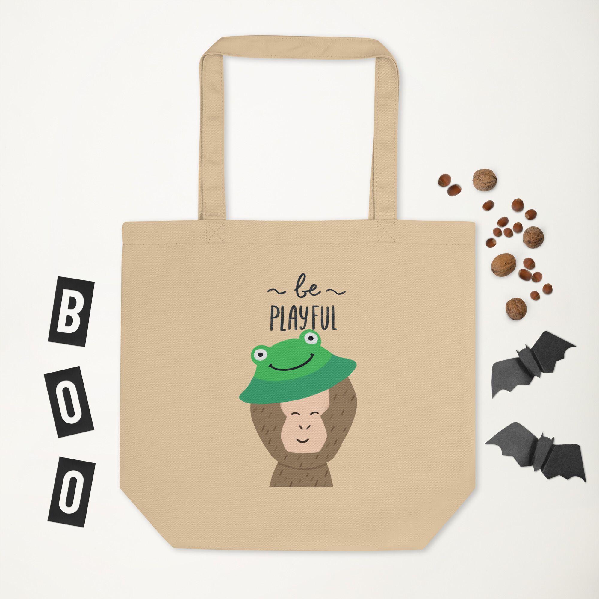 Be Playful With Monkey Eco Tote Bag - Image 6
