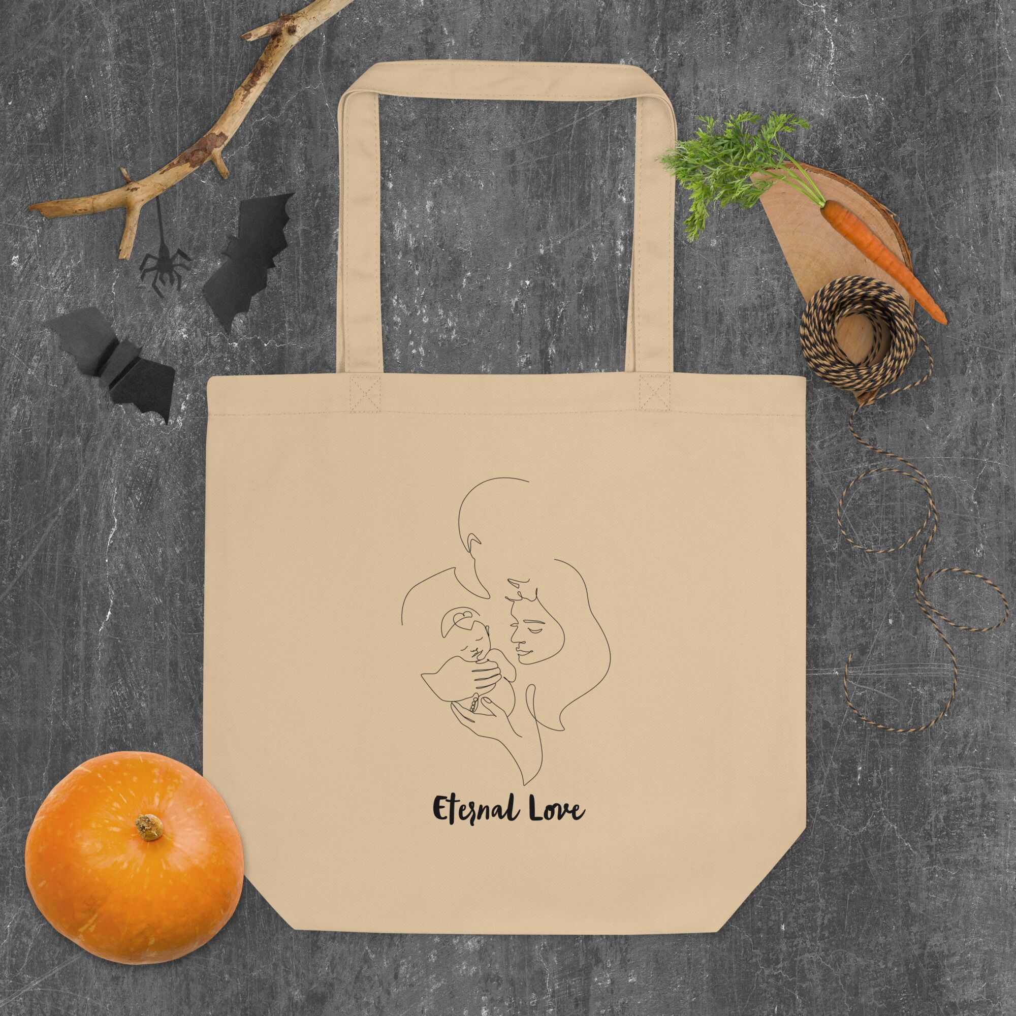 Eternal Family Love Eco Tote Bag - Image 5
