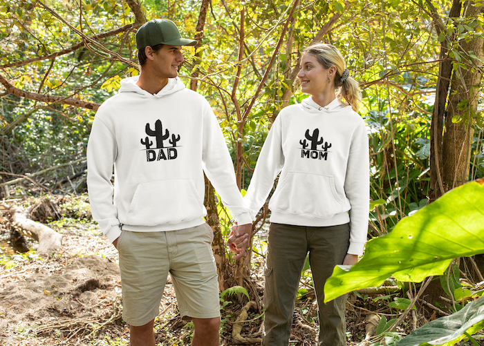 Cactus Cool Dad Unisex Hoodie - Image 5