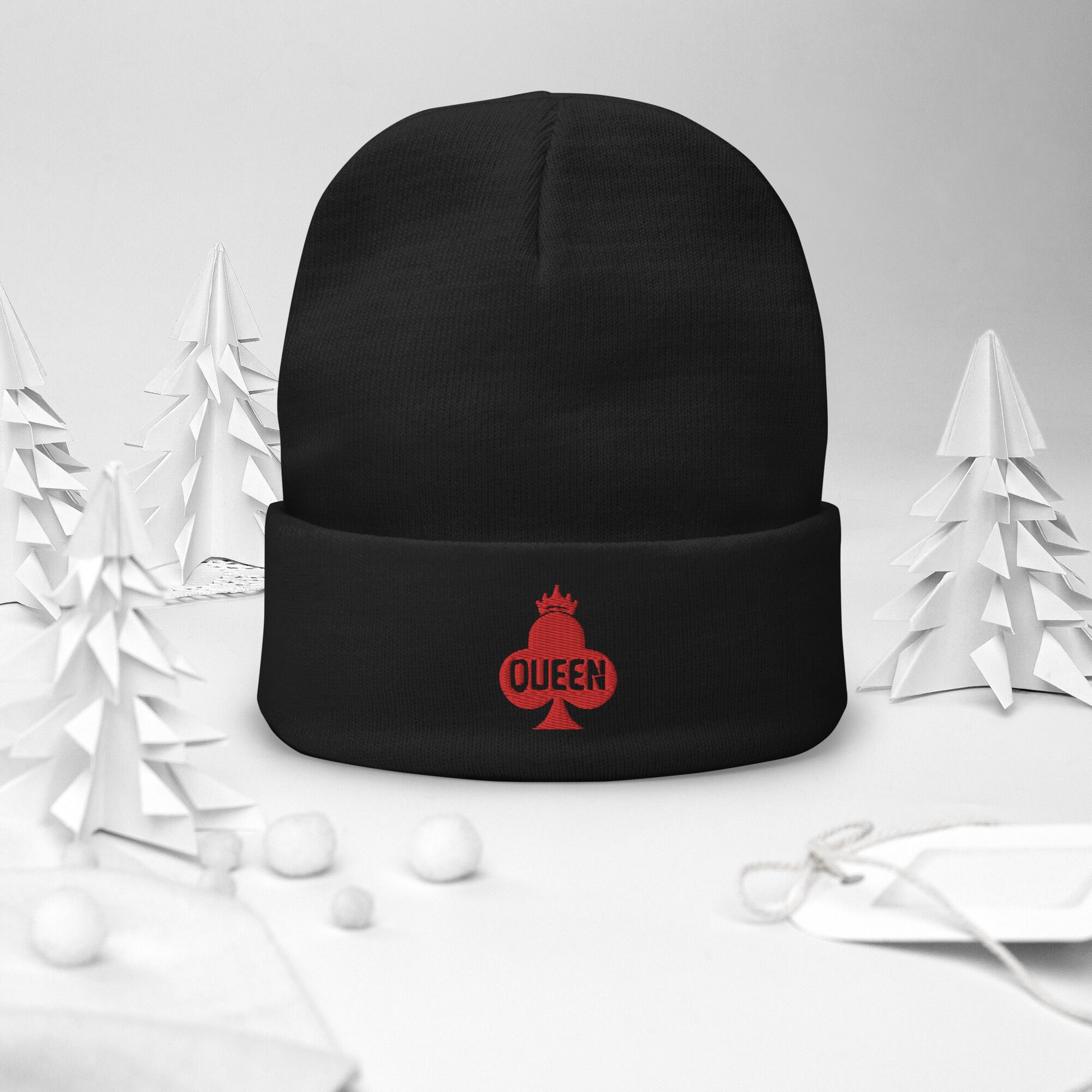 Cool QUEEN Icon Embroidered Beanie - Image 7