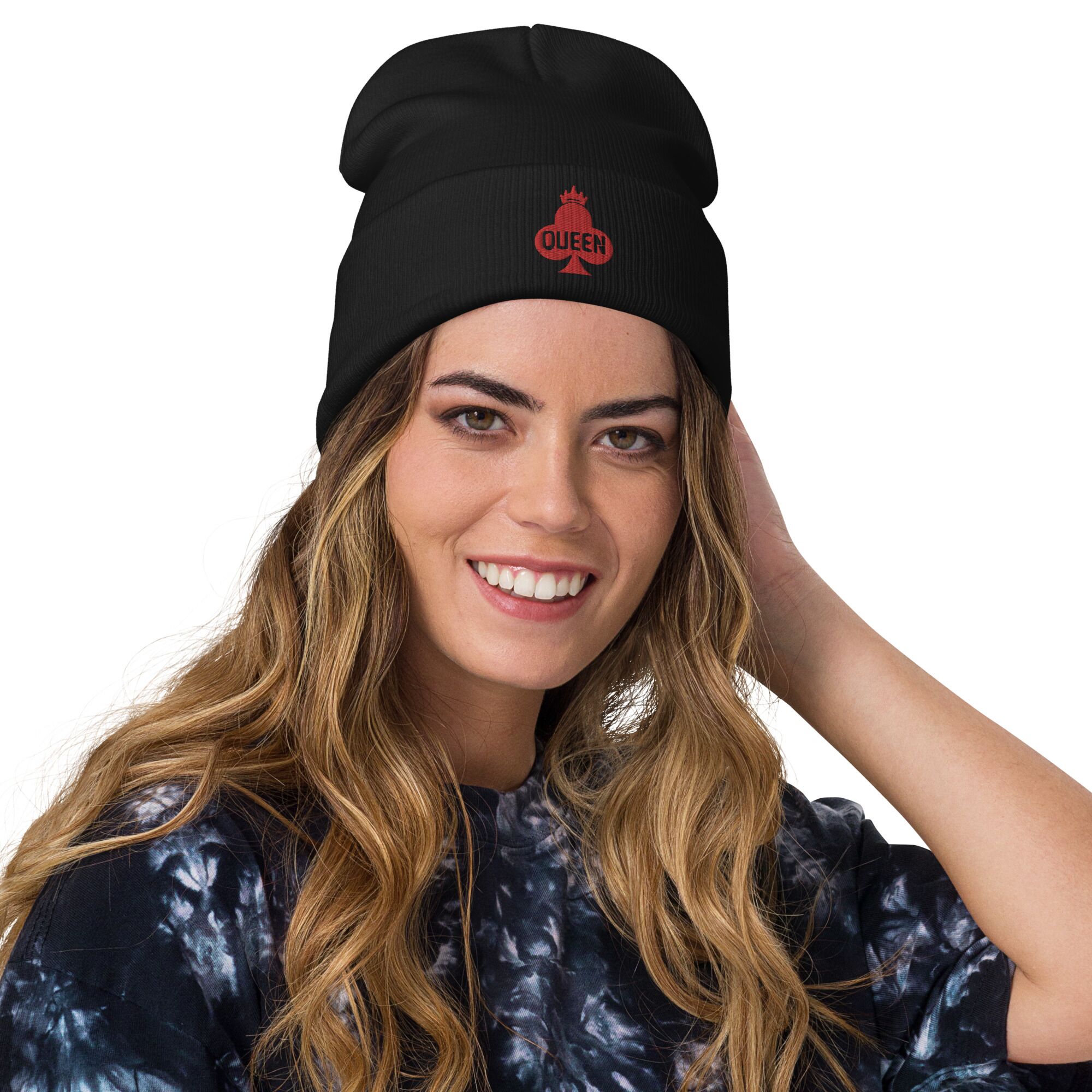 Cool QUEEN Icon Embroidered Beanie - Image 6