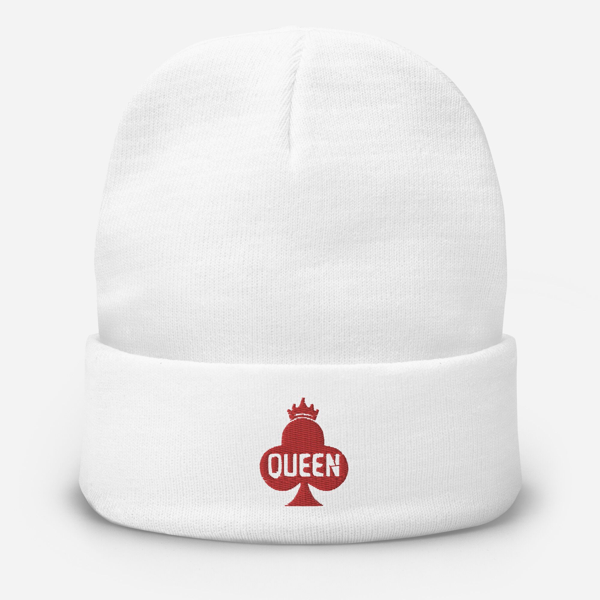 Cool QUEEN Icon Embroidered Beanie