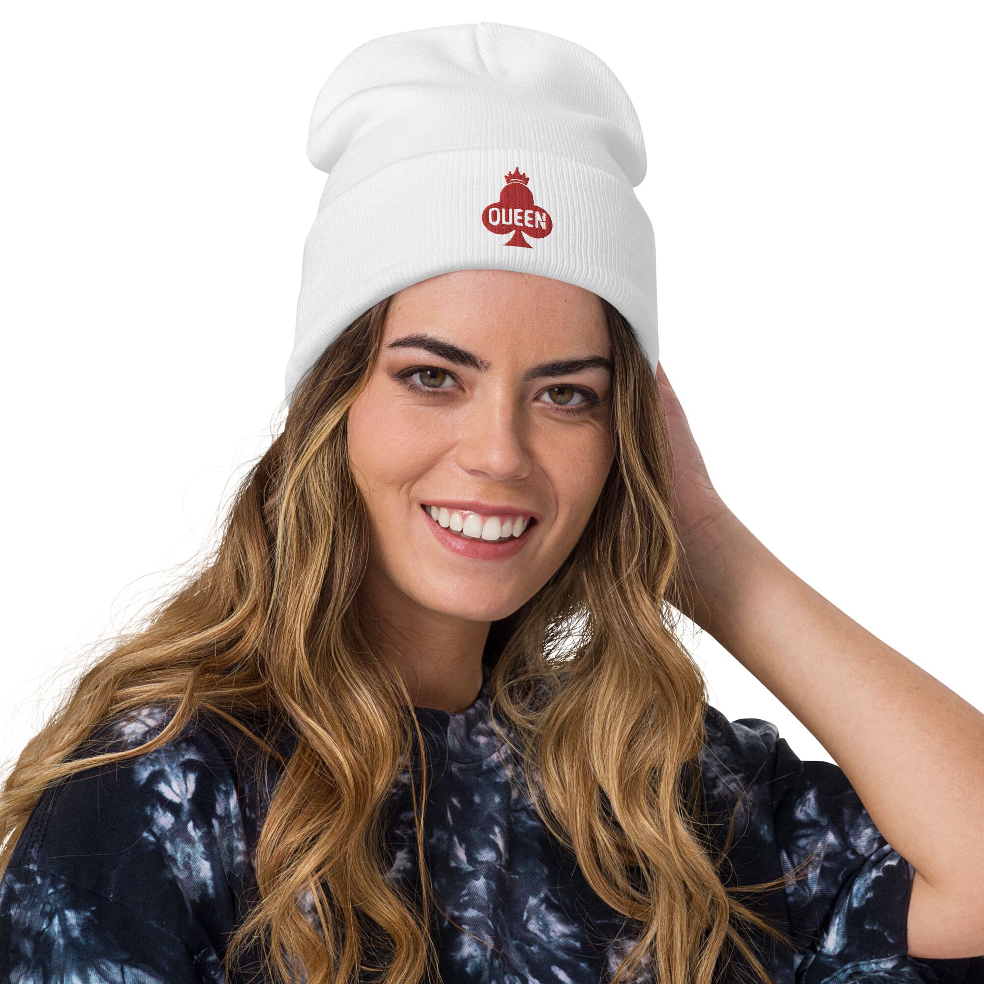 Cool QUEEN Icon Embroidered Beanie - Image 2