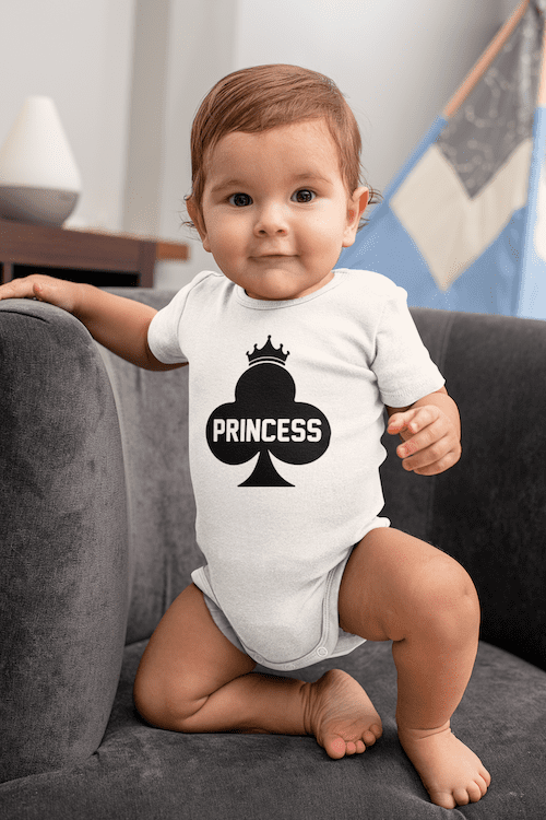 Princess Organic Cotton Baby Bodysuit - Image 4