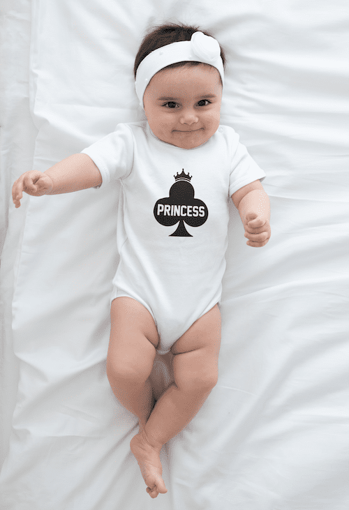 Princess Organic Cotton Baby Bodysuit - Image 6