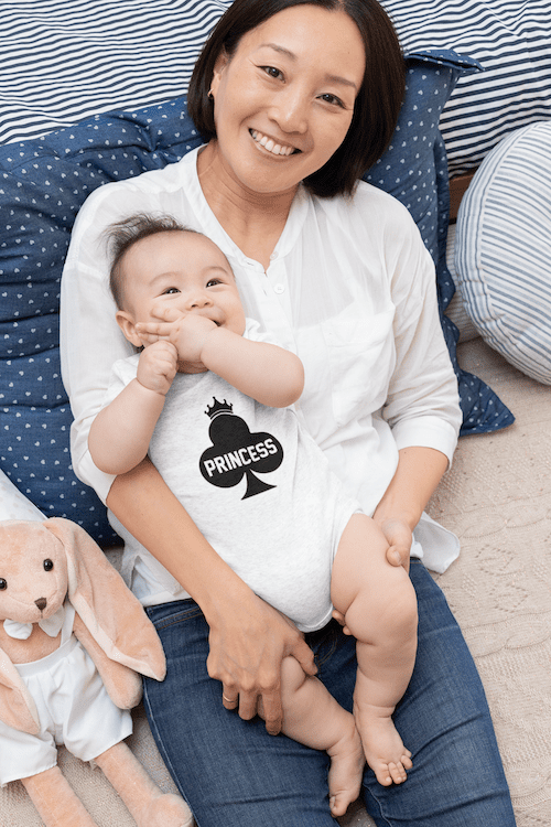 Princess Organic Cotton Baby Bodysuit - Image 5