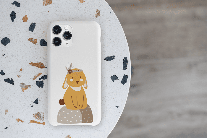 Orange Koala Is Sitting On The Stone Touch Case - Image 3