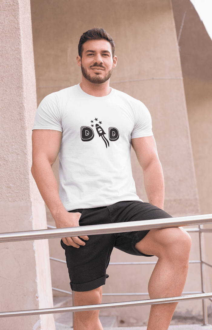 Spaceship Cool Dad Short-Sleeve Unisex T-Shirt - Image 5