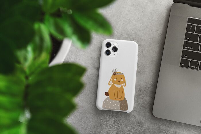 Orange Koala Is Sitting On The Stone Touch Case - Image 4