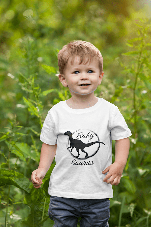Baby Saurus Toddler Short Sleeve Tee - Image 2