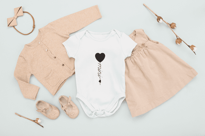 Mini Loving Organic Cotton Baby Bodysuit - Image 2