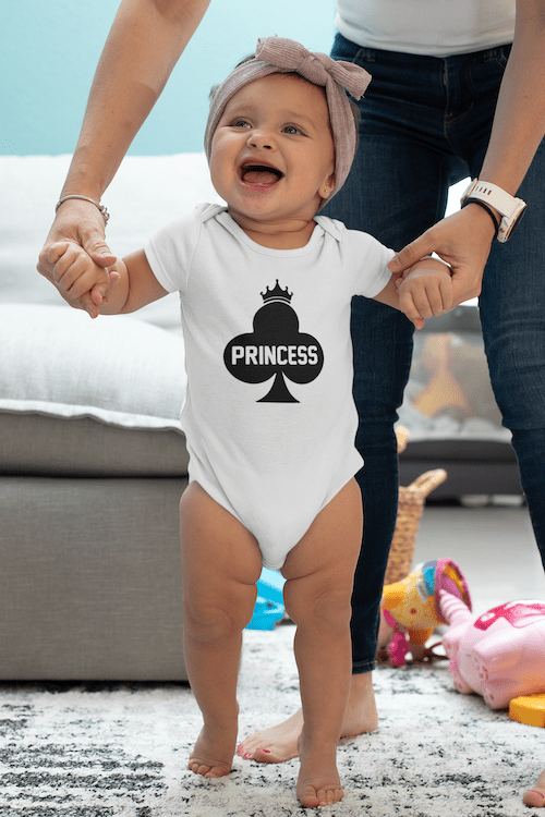 Princess Organic Cotton Baby Bodysuit - Image 2