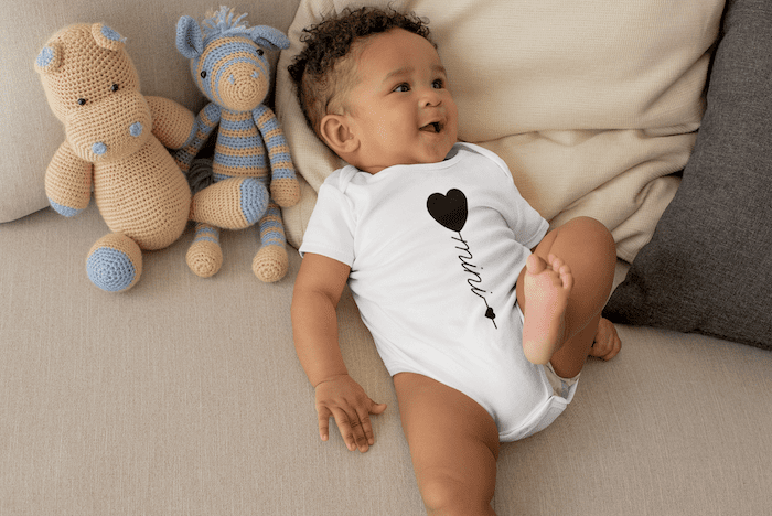 Mini Loving Organic Cotton Baby Bodysuit - Image 4