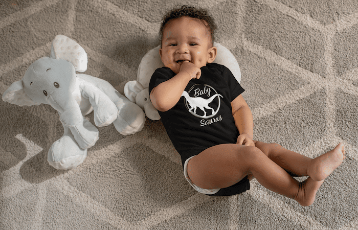 Baby Saurus Organic Cotton Baby Bodysuit