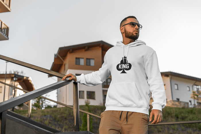 King Cool Poke Vector Unisex Hoodie - Image 4