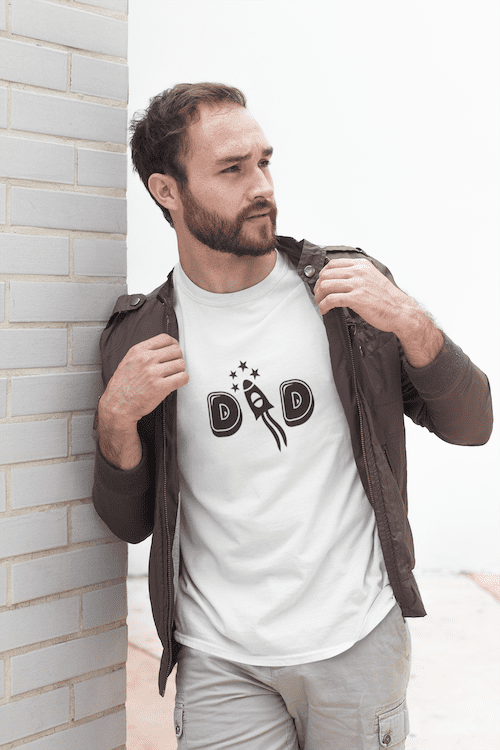 Spaceship Cool Dad Short-Sleeve Unisex T-Shirt - Image 3