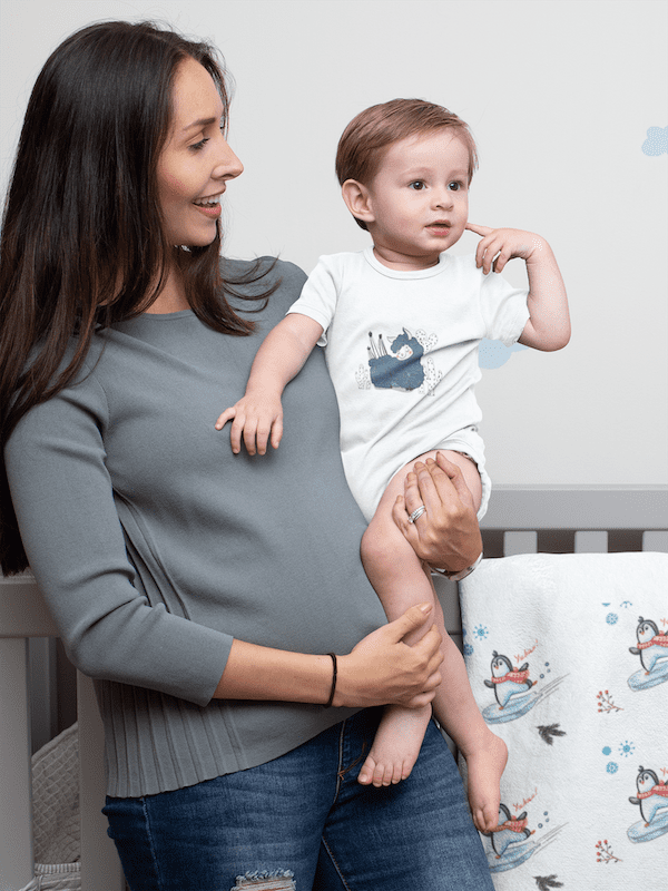 Dreamy sheep Baby short sleeve one piece - Image 2