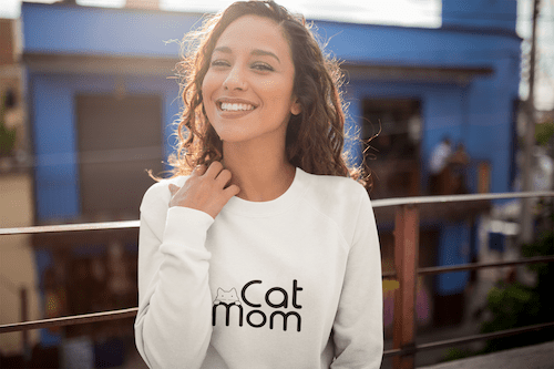 Mom Cat Unisex Sweatshirt - Image 4
