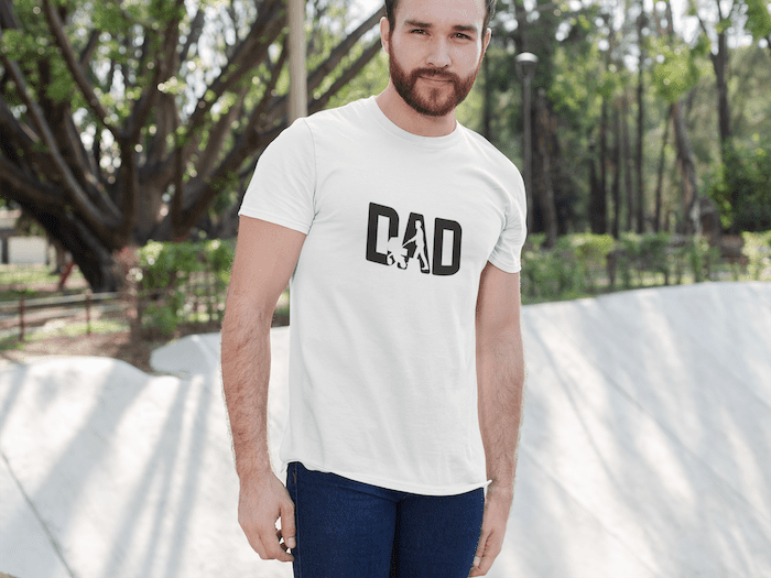 Sweat Dad Is Walking Short-Sleeve Unisex T-Shirt - Image 3
