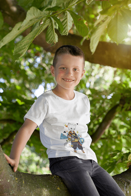 My Boy Cool Cat Kids Сrew Neck T-Shirt - Image 3