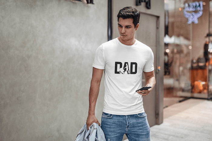 Sweat Dad Is Walking Short-Sleeve Unisex T-Shirt