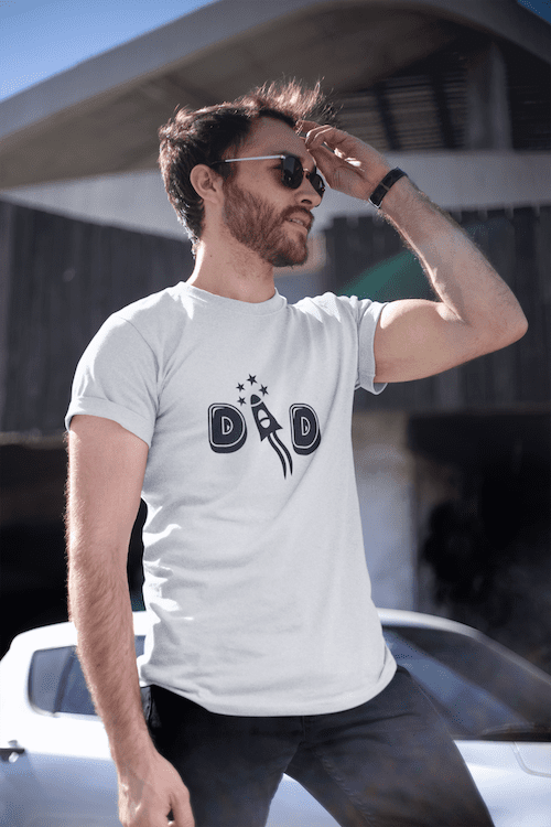 Spaceship Cool Dad Short-Sleeve Unisex T-Shirt
