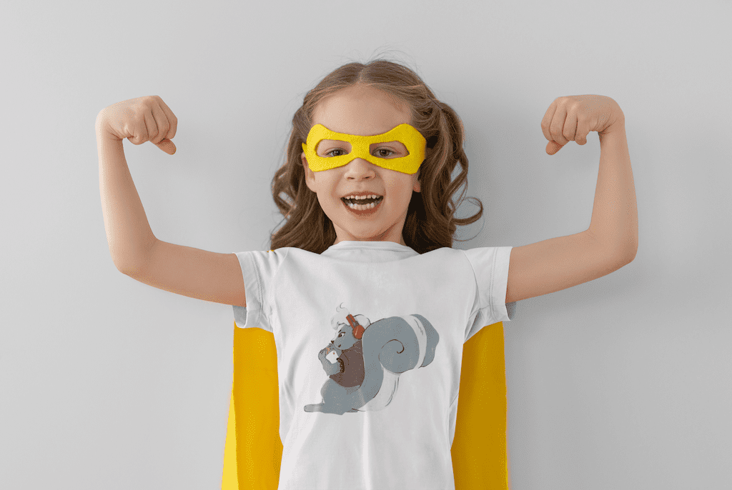 Musical Skunk Kids Crew Neck T-Shirt - Image 6