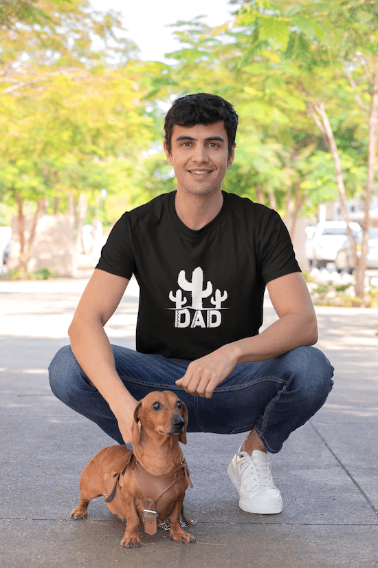 Cactus Dad Cool Design Short-Sleeve Unisex T-Shirt