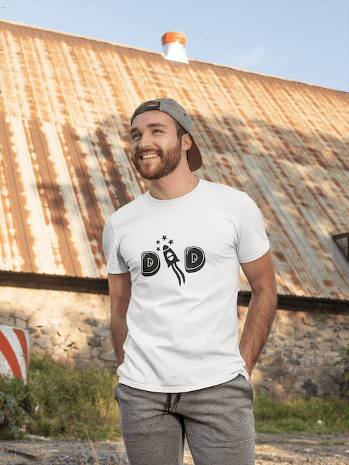 Spaceship Cool Dad Short-Sleeve Unisex T-Shirt - Image 6
